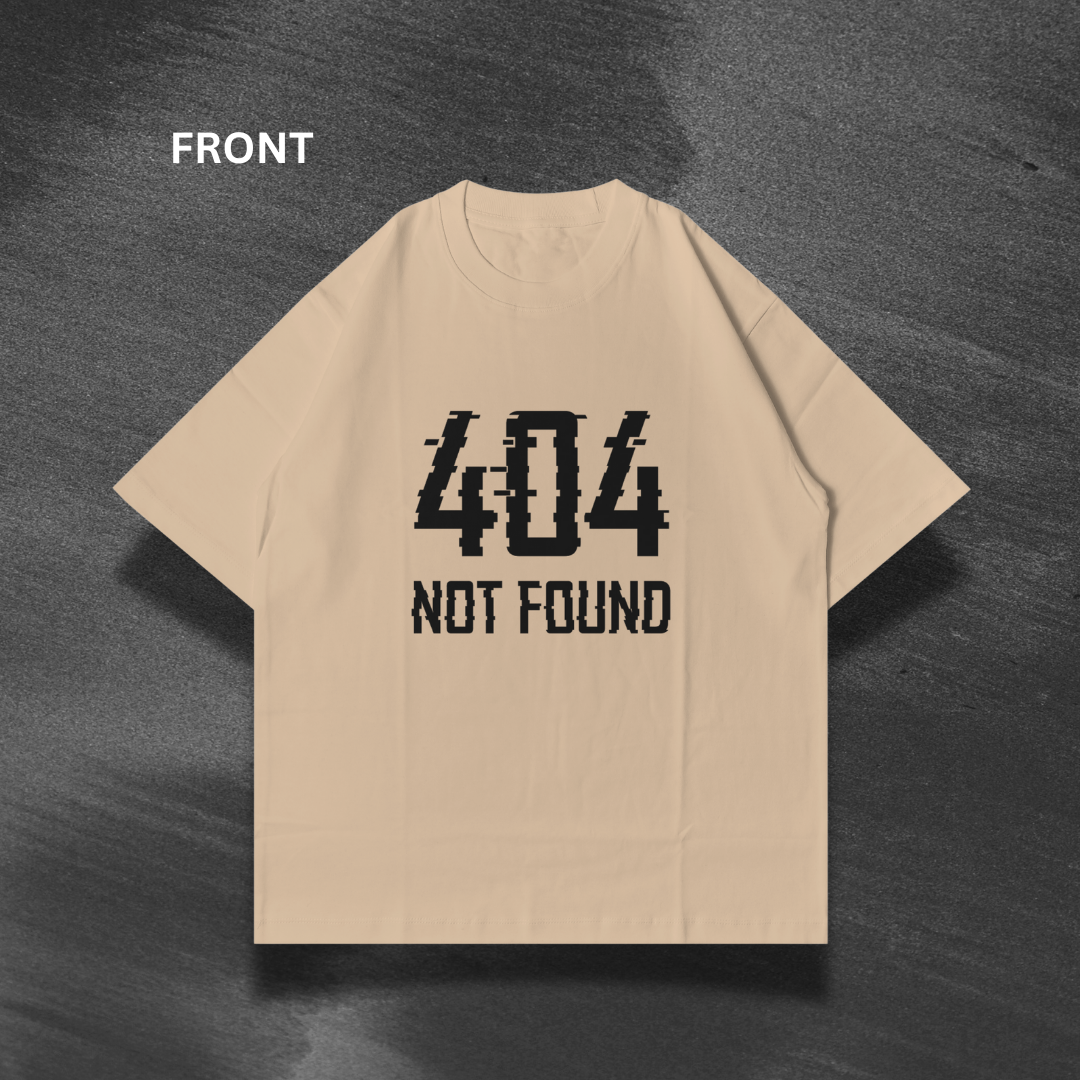 404 Not Found Oversized T-Shirt