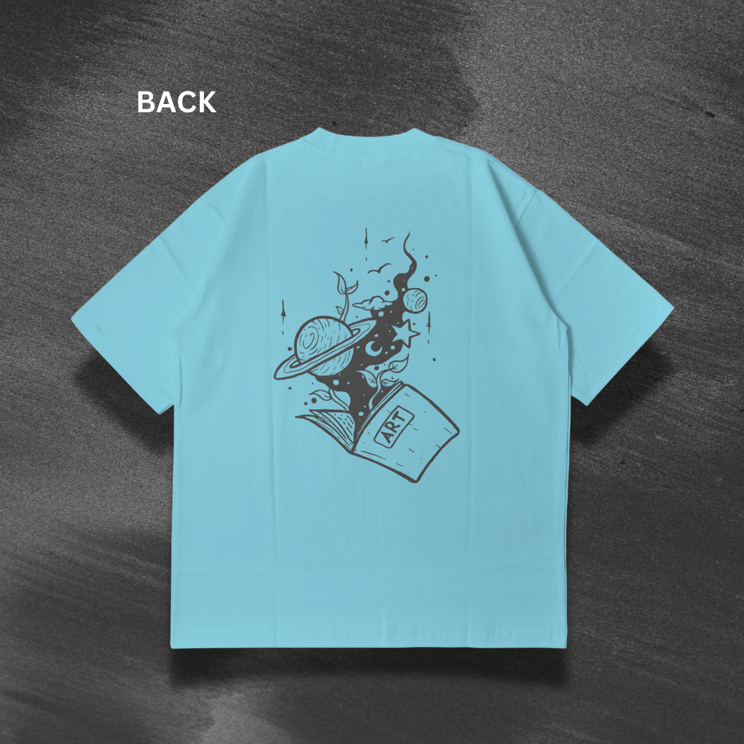 Space Art Oversized T-Shirt