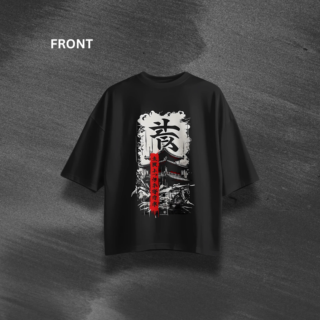 Japanese Warrior Oversized T-Shirt