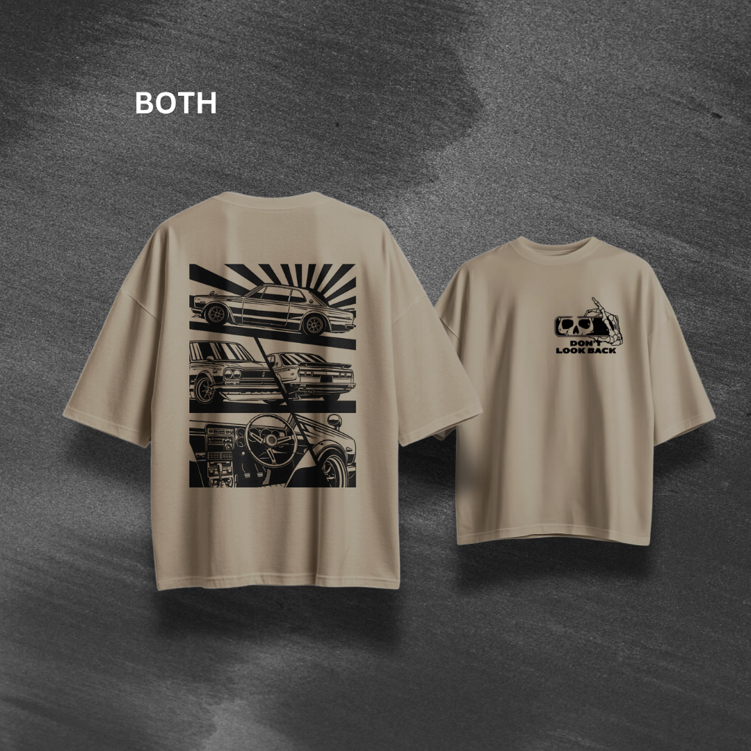 Don't Look Back Oversized T-Shirt