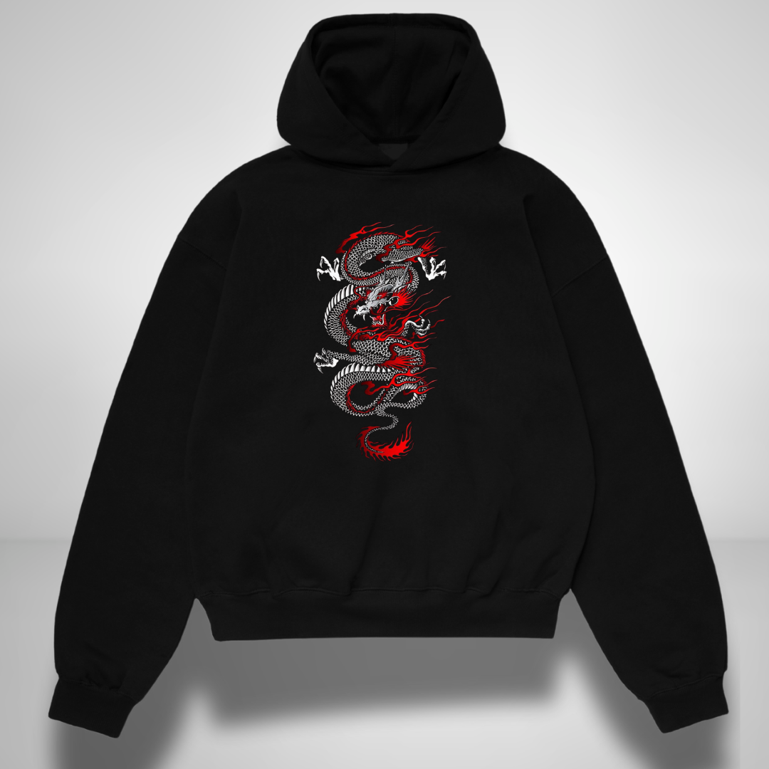 The Coiled Dragon Oversized Hoodie