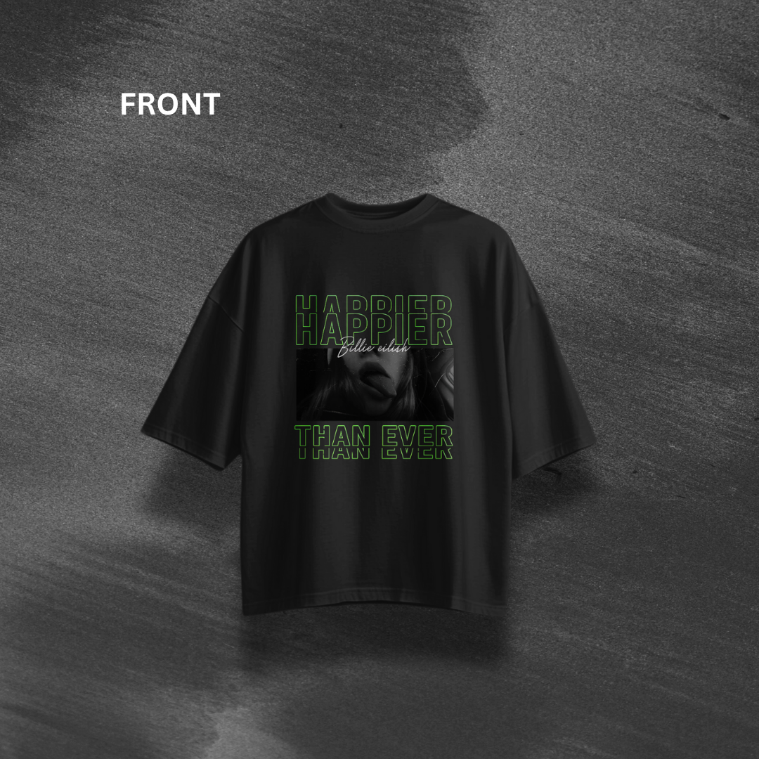 Billie Eilish (Happier) Oversized T-Shirt