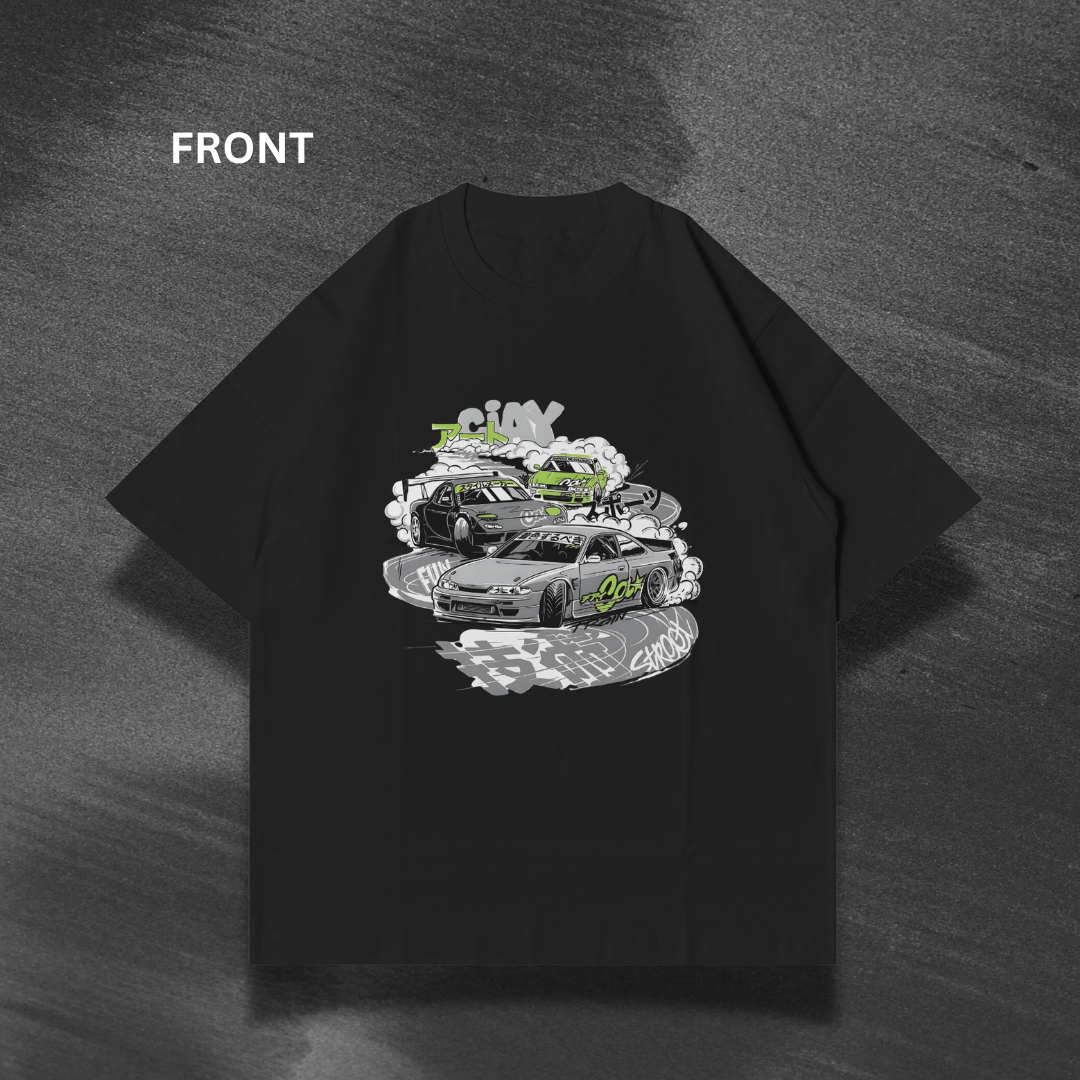 JDM Drift Trio Oversized T-Shirt