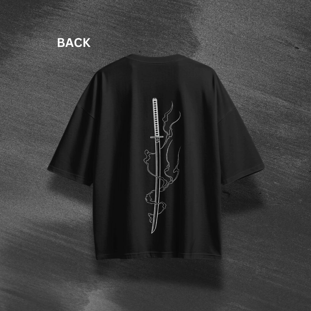 Katana Sword Oversized T-Shirt