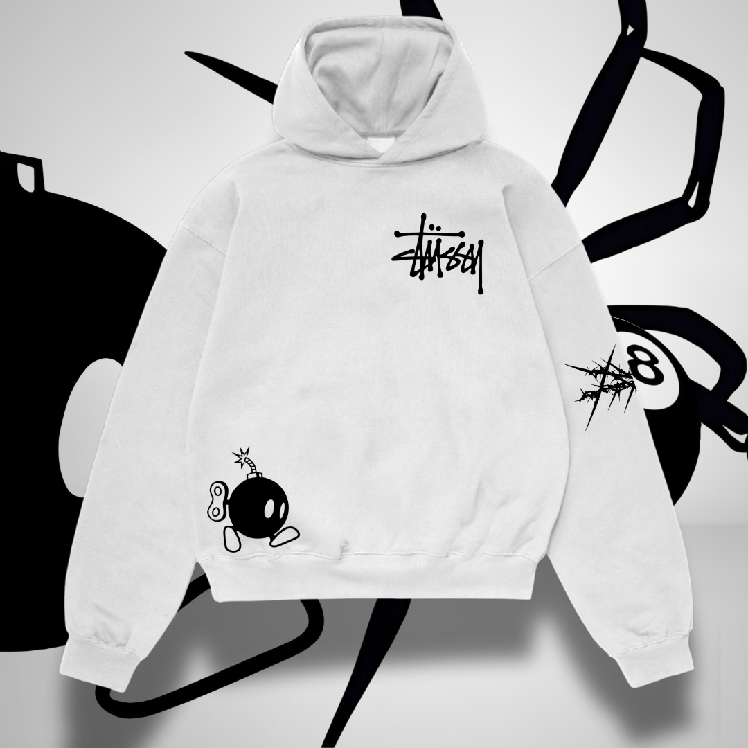 Stussy Spider Oversized Hoodie