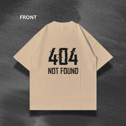 404 Not Found Oversized T-Shirt