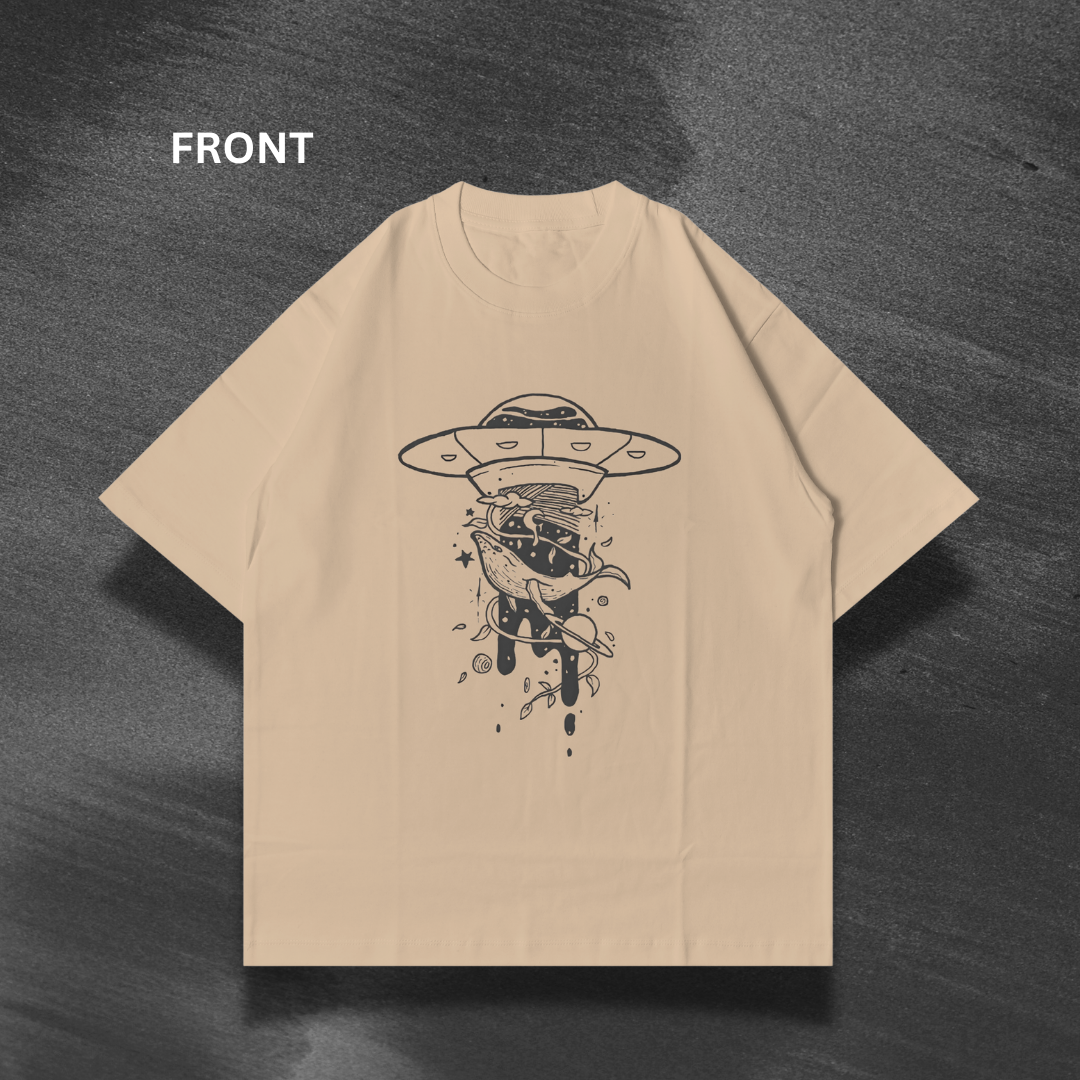 Space Art Oversized T-Shirt