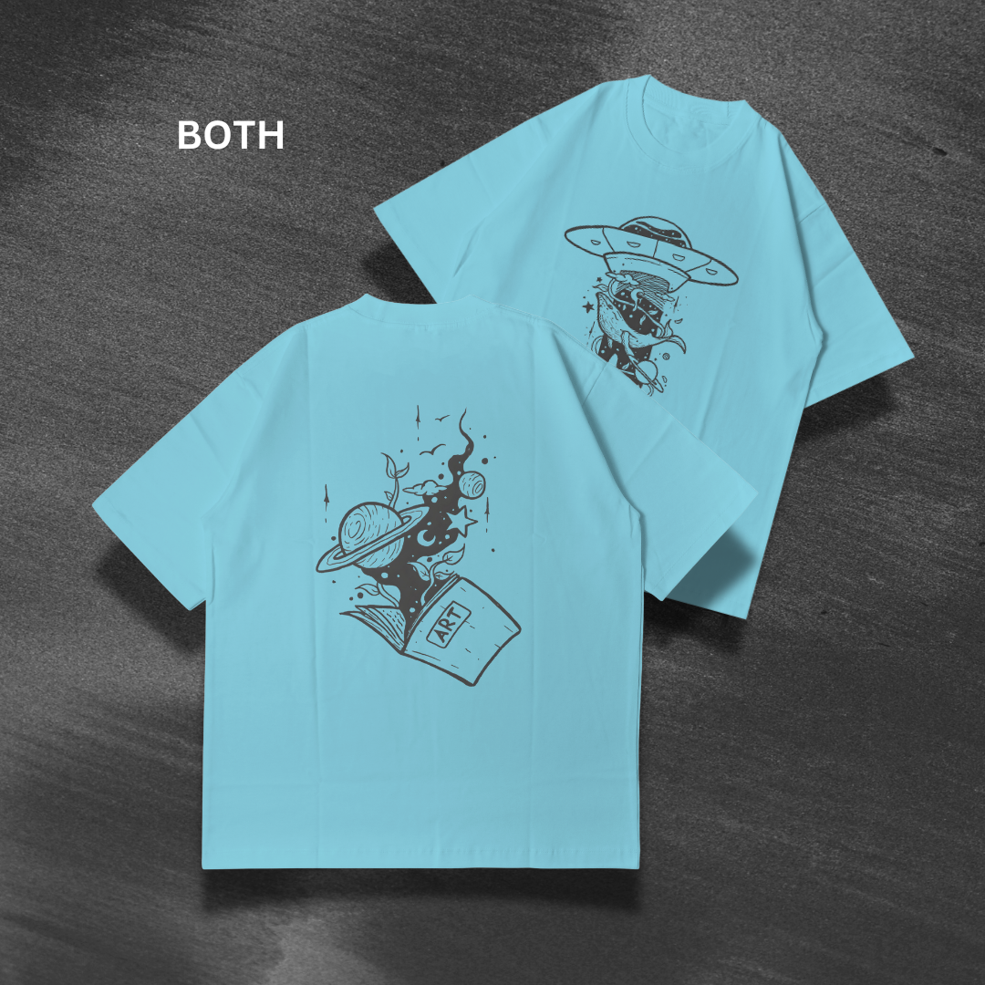 Space Art Oversized T-Shirt