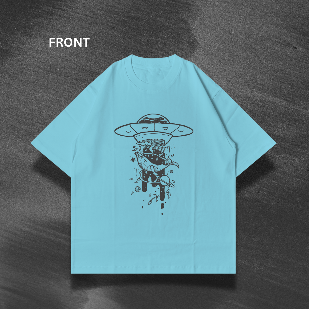 Space Art Oversized T-Shirt