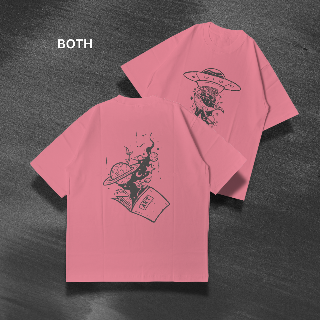 Space Art Oversized T-Shirt