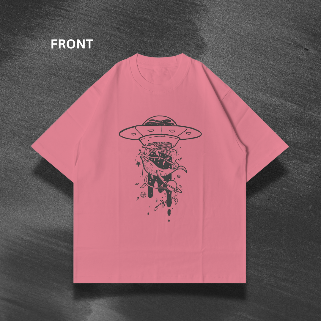 Space Art Oversized T-Shirt