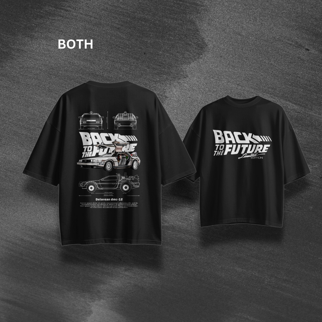 Back To The Future Oversized T-Shirt