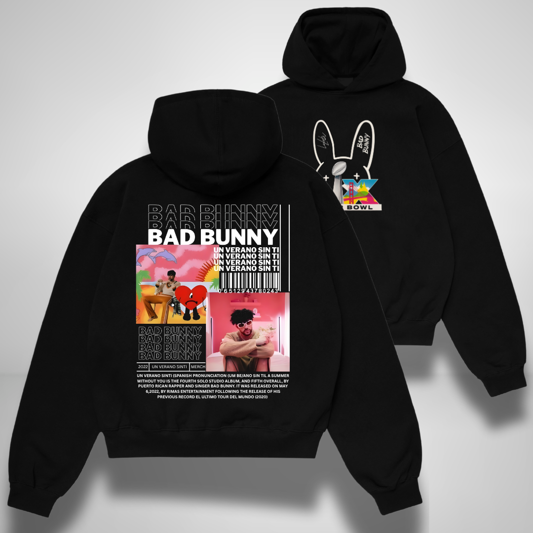 Bad Bunny Oversized Hoodie