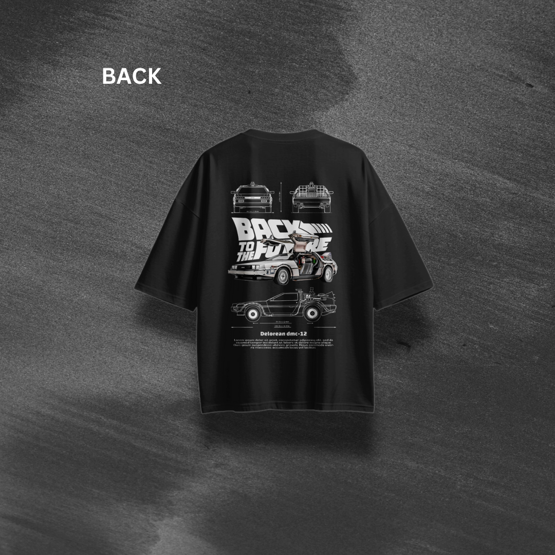 Back To The Future Oversized T-Shirt