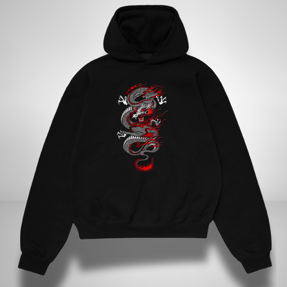 The Coiled Dragon Oversized Hoodie
