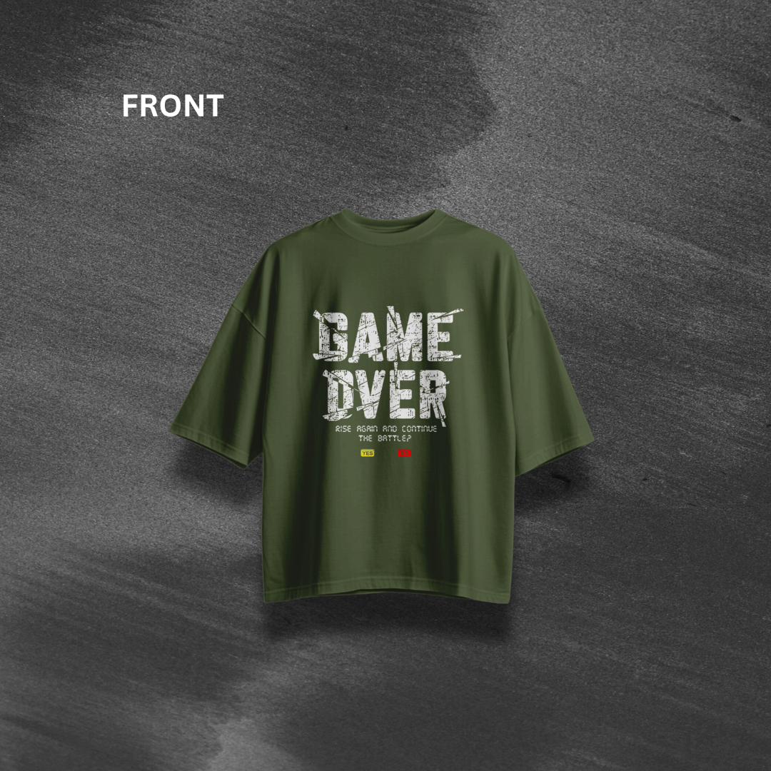 Game Over Oversized T-Shirt