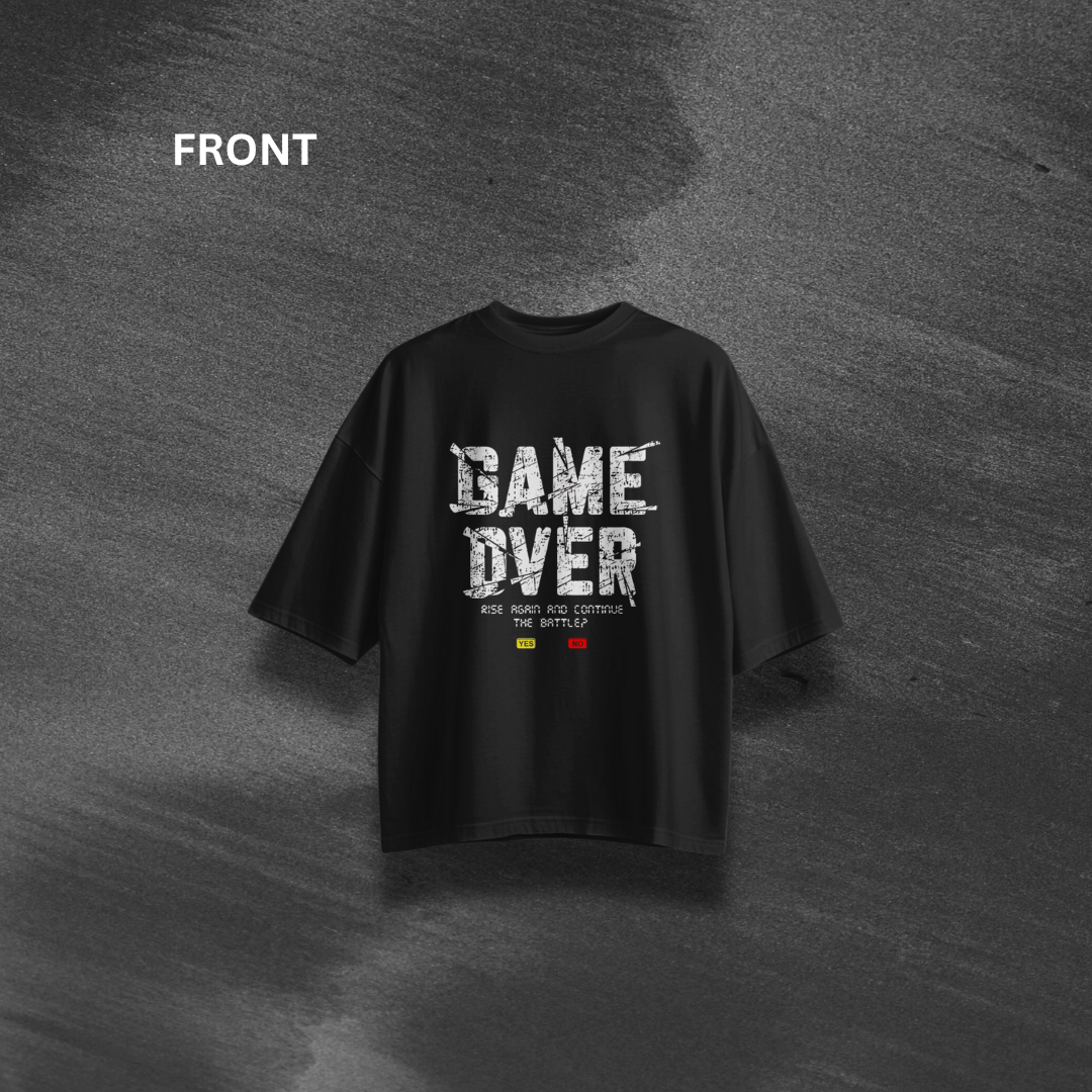 Game Over Oversized T-Shirt