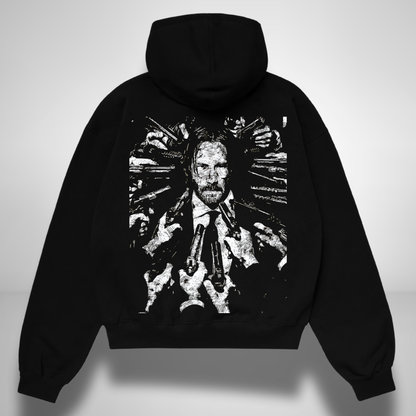 John Wick Oversized Hoodie