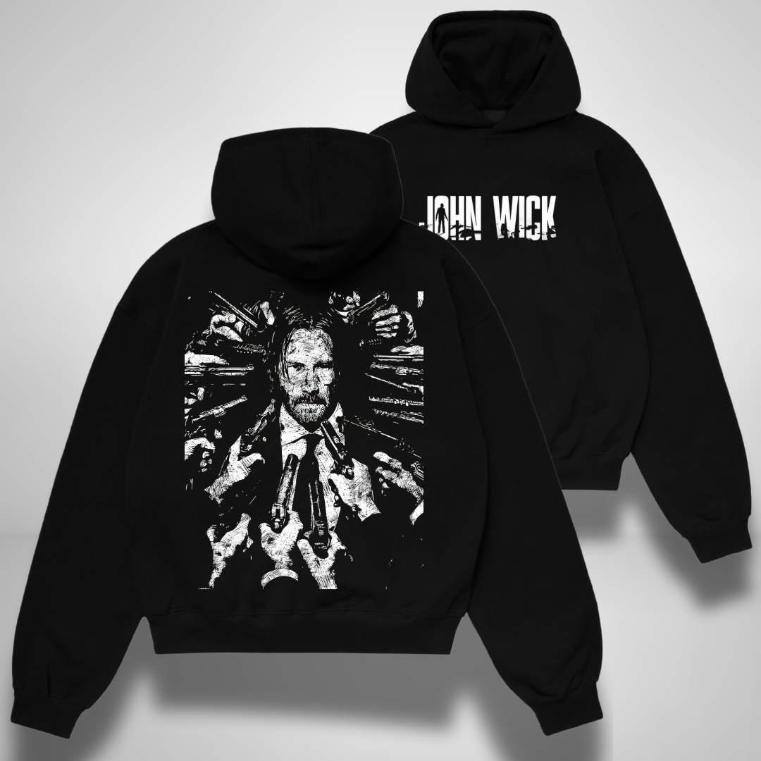 John Wick Oversized Hoodie