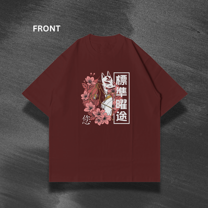 Kitsune Mask Oversized T-Shirt