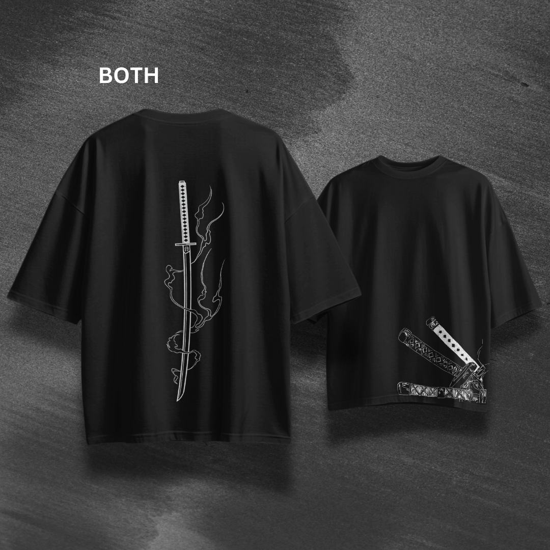 Katana Sword Oversized T-Shirt