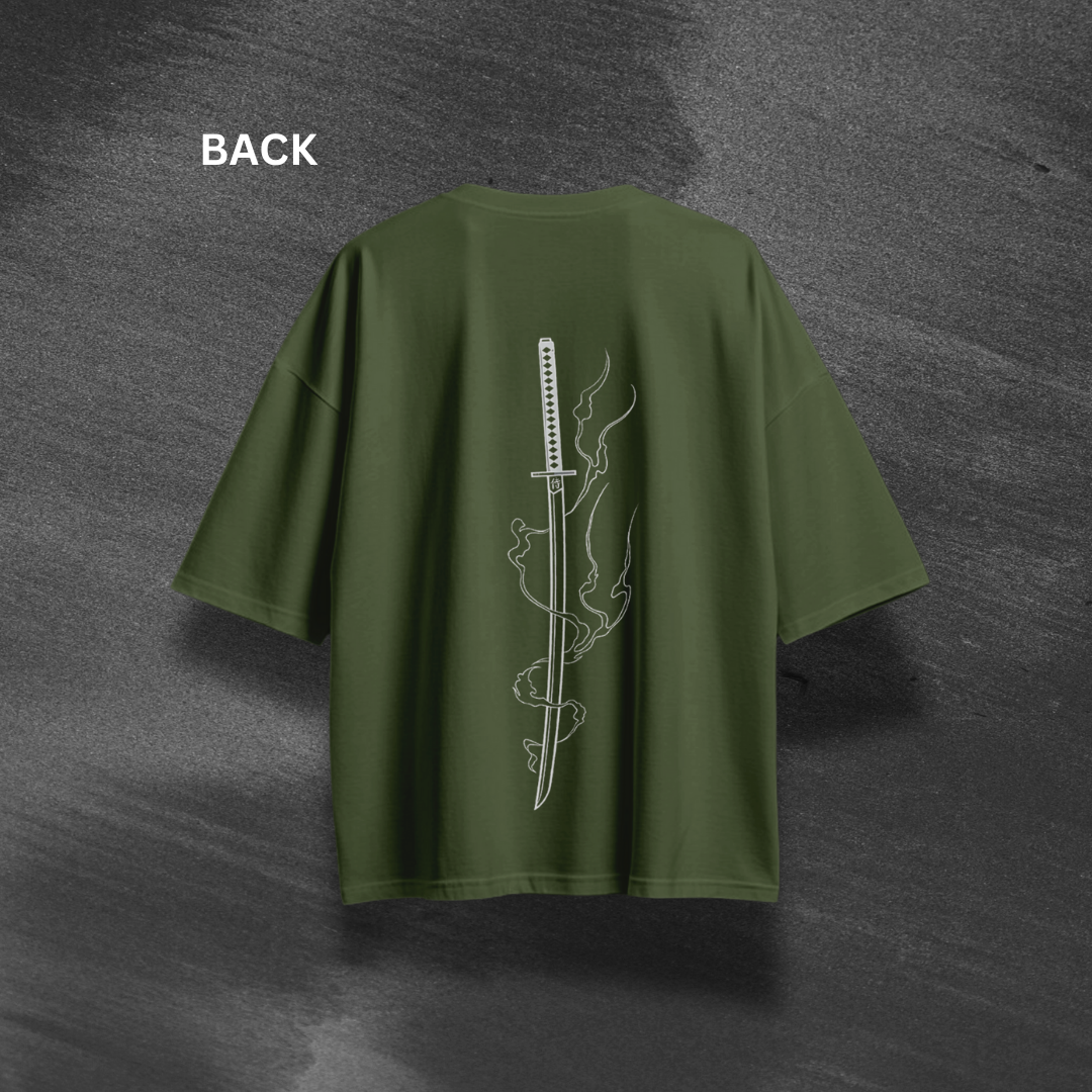 Katana Sword Oversized T-Shirt