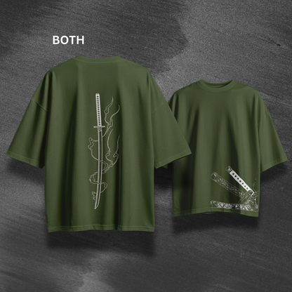 Katana Sword Oversized T-Shirt