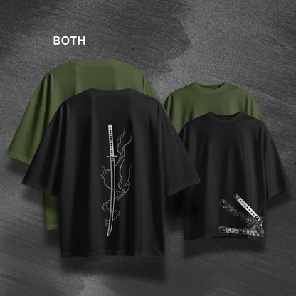 Katana Sword Oversized T-Shirt