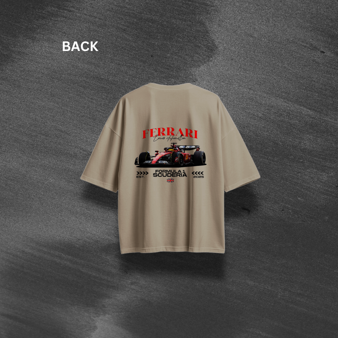 Hamilton X Ferrari Oversized T-Shirt