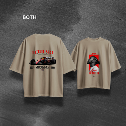 Hamilton X Ferrari Oversized T-Shirt