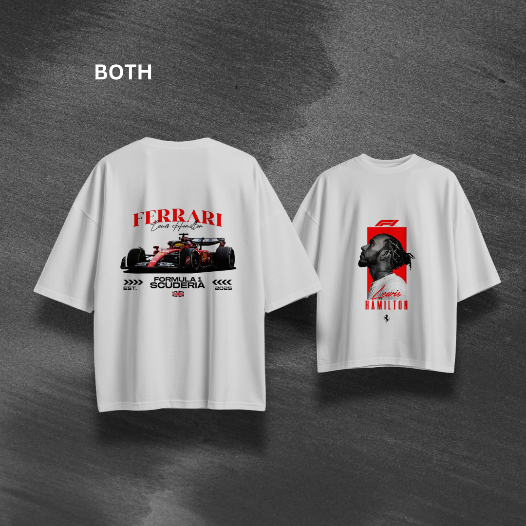 Hamilton X Ferrari Oversized T-Shirt