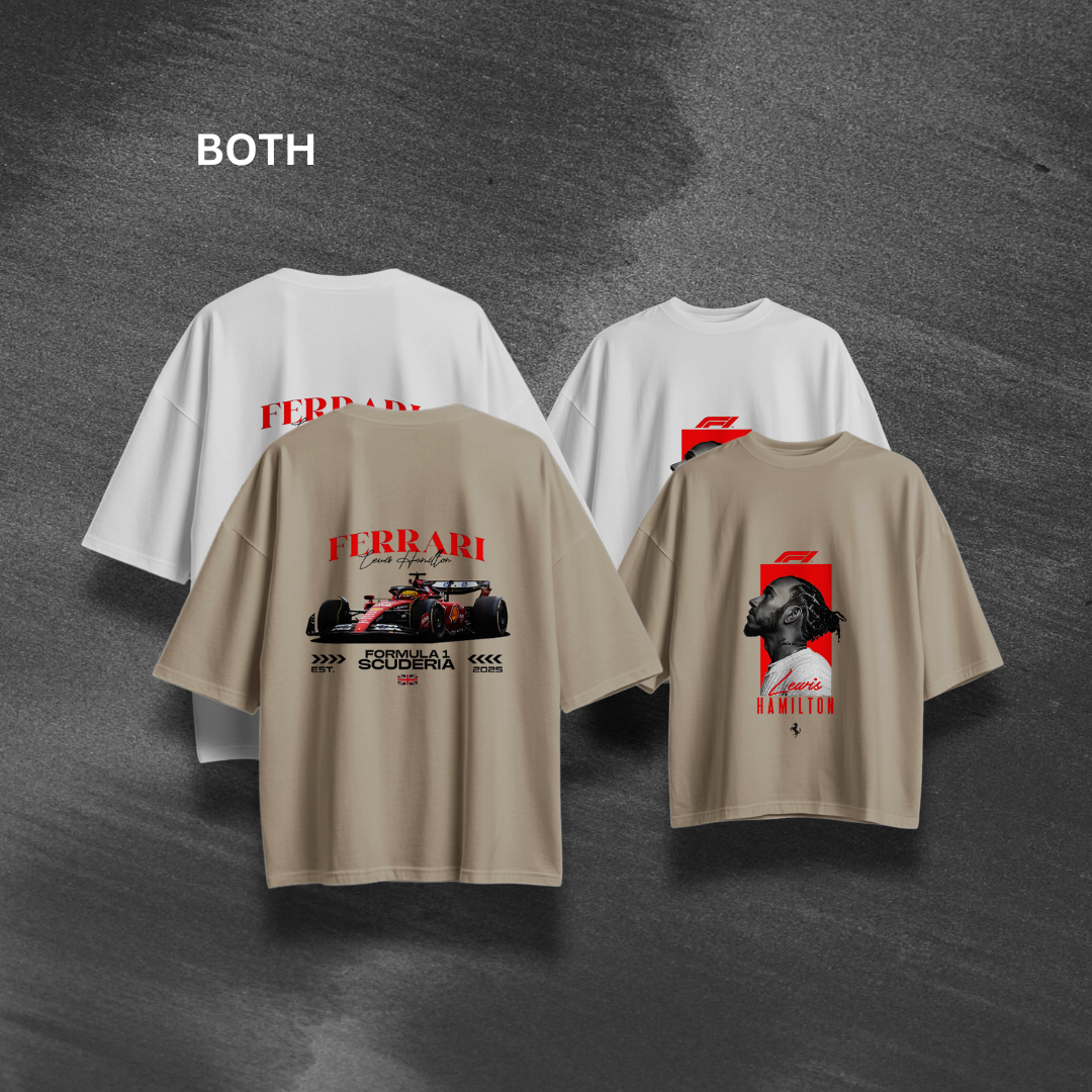 Hamilton X Ferrari Oversized T-Shirt