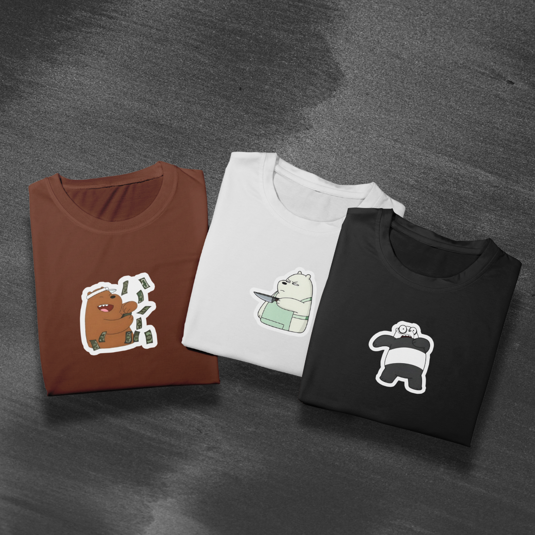 We Bare Bears (Bundle of three)
