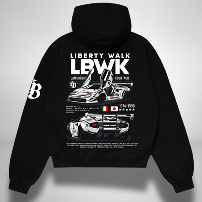 Liberty Walk Countach Oversized Hoodie