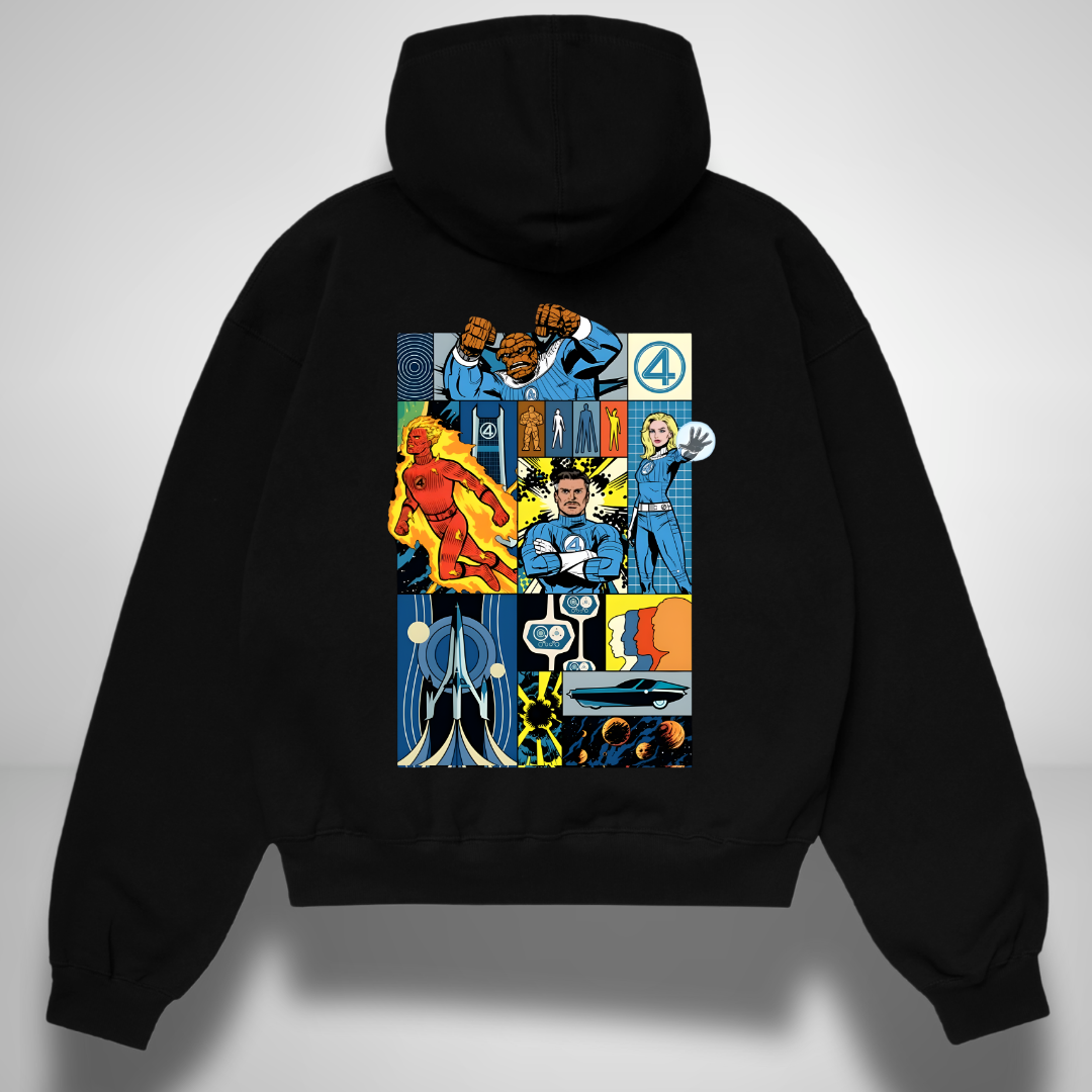 Fantastic Four Retro Oversized Hoodie