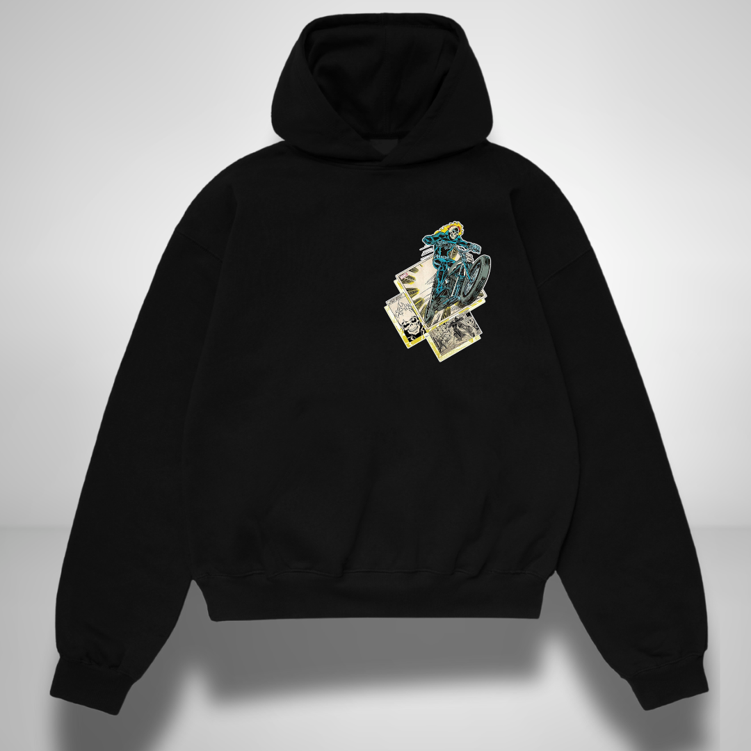 Ghost Rider Retro Oversized Hoodie