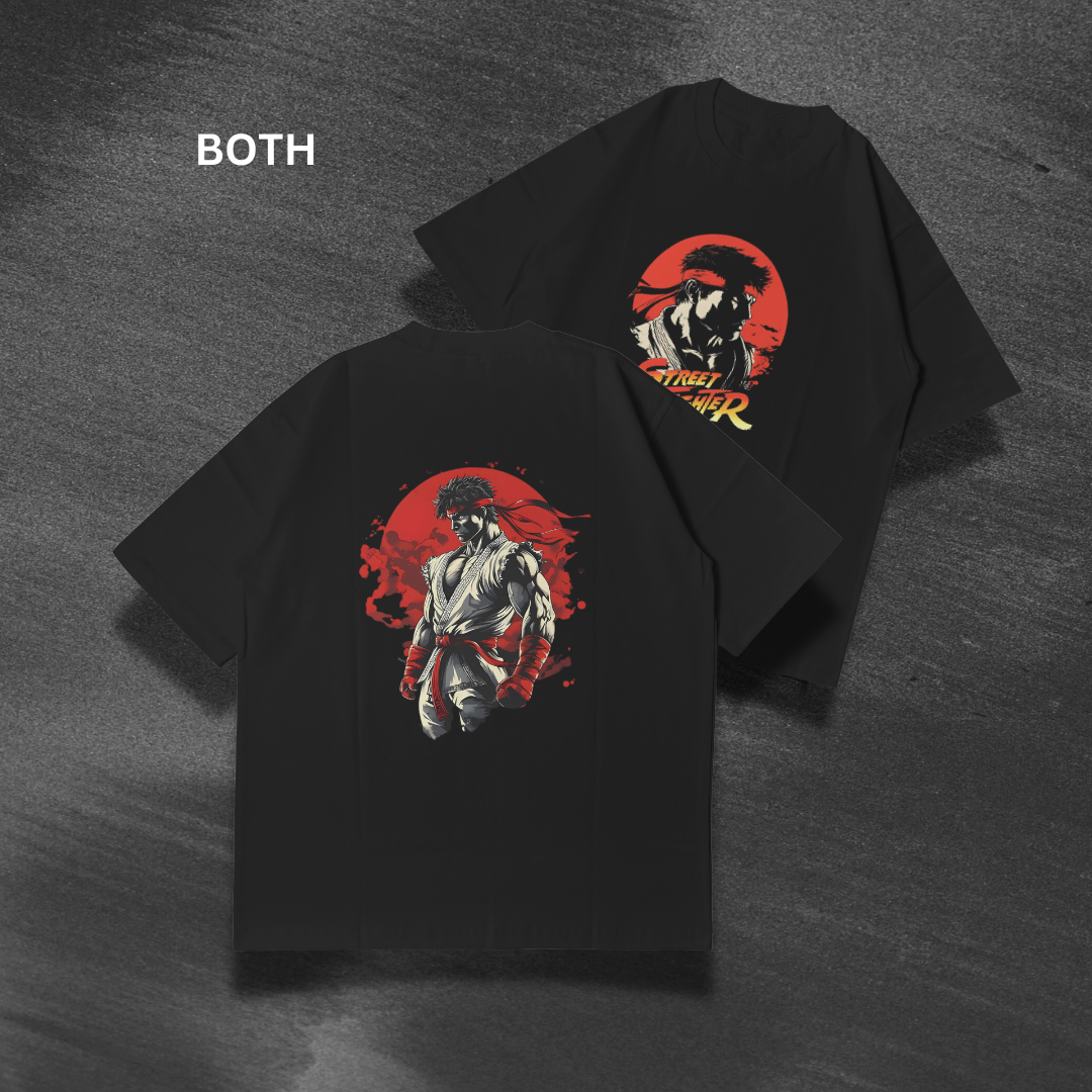 Street Fighter Ryu Oversized T-Shirt