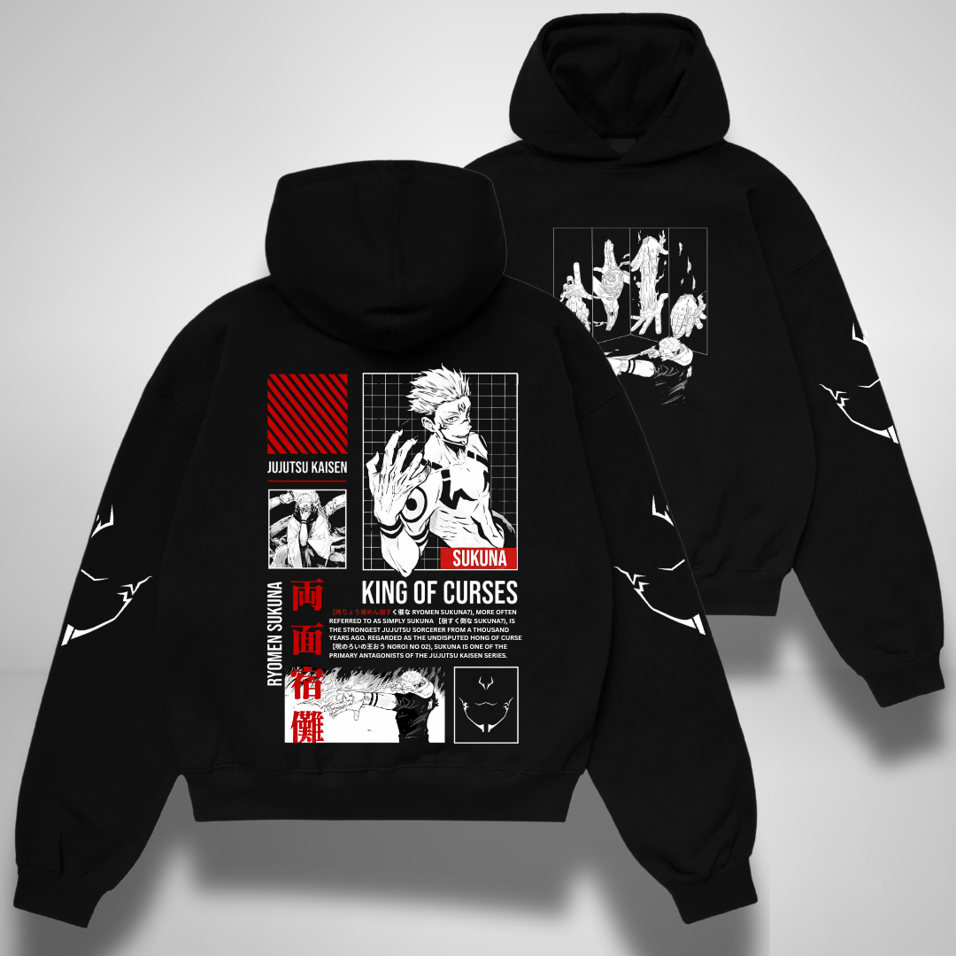 Ryomen Sukuna Oversized Hoodie