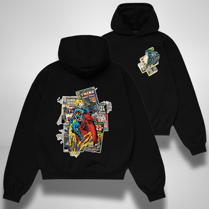 Ghost Rider Retro Oversized Hoodie