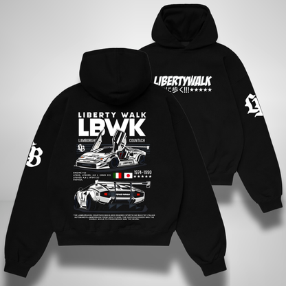 Liberty Walk Countach Oversized Hoodie