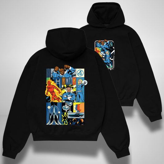Fantastic Four Retro Oversized Hoodie